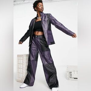 Jordan 2.0 Women’s Jump-man Classic Faux leather pants Size S NWT